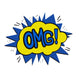 Pop Art Omg Logo Wall Decal