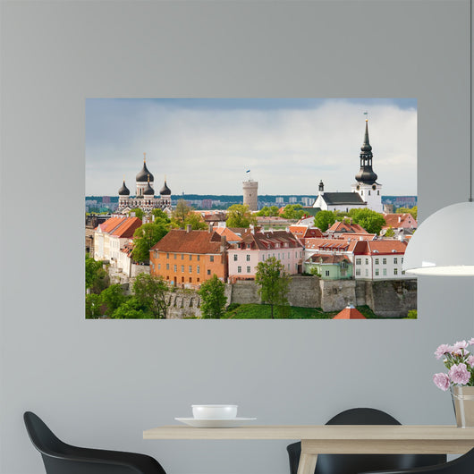 Toompea hill. Tallinn, Estonia Wall Mural