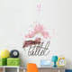 Watercolor Ballerina Ballet Dancer Wall Decal
