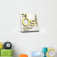 Osmium Form Periodic Table Wall Decal