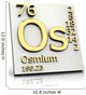 Osmium Form Periodic Table Wall Decal