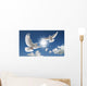 Two Flying Doves Wall Mural