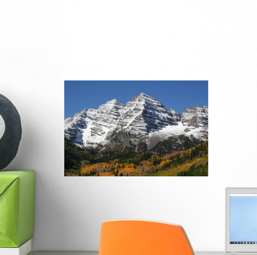 snowy mountain Wall Mural
