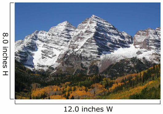 snowy mountain Wall Mural