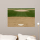 Professional Baseball Infield Wall Mural