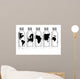 Vials 5 Continents Wall Mural