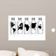 Vials 5 Continents Wall Mural