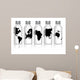 Vials 5 Continents Wall Mural