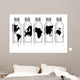 Vials 5 Continents Wall Mural