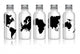 Vials 5 Continents Wall Mural
