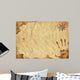 Treasure Map With Handprint Wall Mural