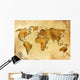 Vintage World Map Wall Mural