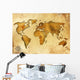 Vintage World Map Wall Mural
