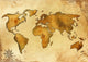 Vintage World Map Wall Mural