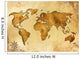 Vintage World Map Wall Mural