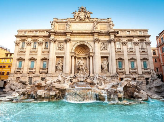 Trevi Fountain Sunrise Rome Wall Decal