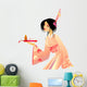 pretty geisha Wall Decal
