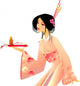 pretty geisha Wall Decal