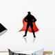 super hero silhouette vector Wall Decal