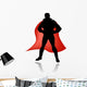 super hero silhouette vector Wall Decal