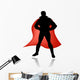 super hero silhouette vector Wall Decal