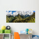 Picturesque Panoramic Terraces Machu Wall Decal