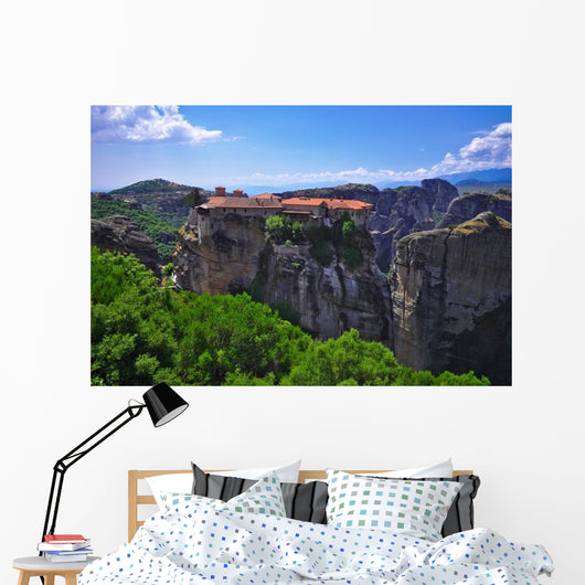 Greek Orthodox Monastery Meteora Wall Decal