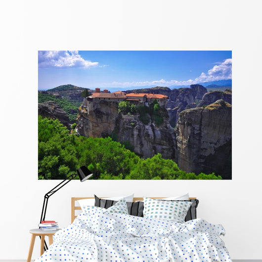 Greek Orthodox Monastery Meteora Wall Decal
