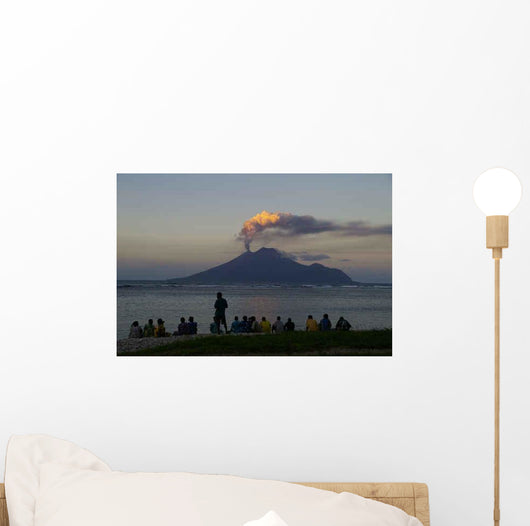 Lopevi Volcano Vanuatu Outbreak Wall Decal