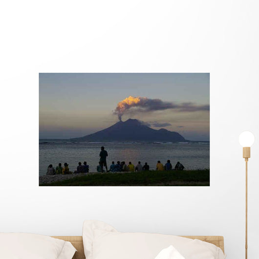 Lopevi Volcano Vanuatu Outbreak Wall Decal