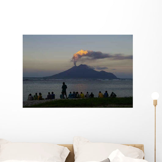 Lopevi Volcano Vanuatu Outbreak Wall Decal