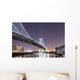 Ben Franklin Bridge at Night Philadelphia Wall Decal