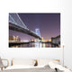 Ben Franklin Bridge at Night Philadelphia Wall Decal