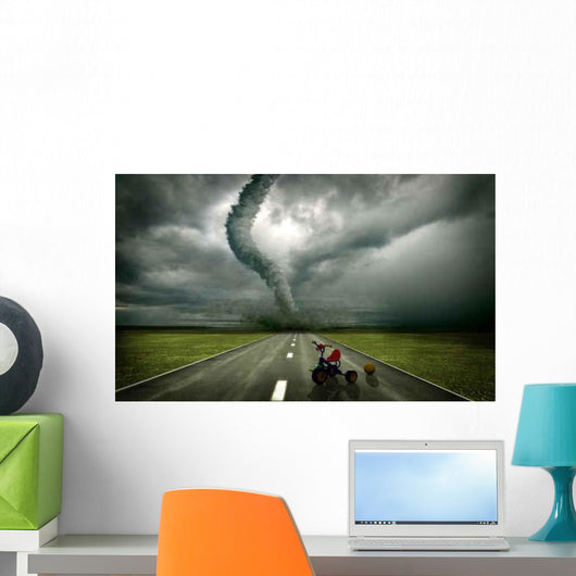 Approaching Tornado Wall Decal Design 1