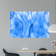 Blue Fire Isolated on White Background Wall Mural