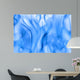 Blue Fire Isolated on White Background Wall Mural