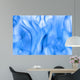Blue Fire Isolated on White Background Wall Mural