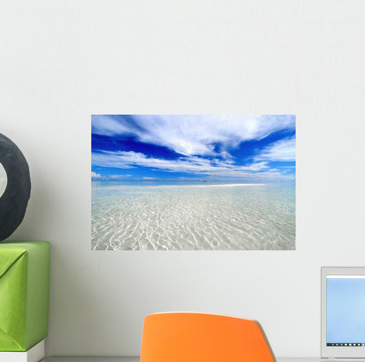 White Beach 1 Wall Decal