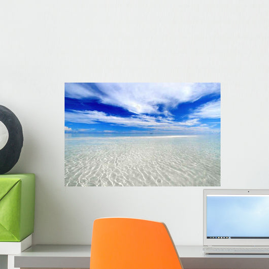 White Beach 1 Wall Decal