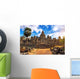 Ancient Stone Faces Sunset Wall Decal