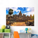 Ancient Stone Faces Sunset Wall Decal