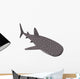 Shark Whale Cartoon Illustration Wall Decal