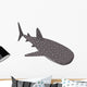 Shark Whale Cartoon Illustration Wall Decal