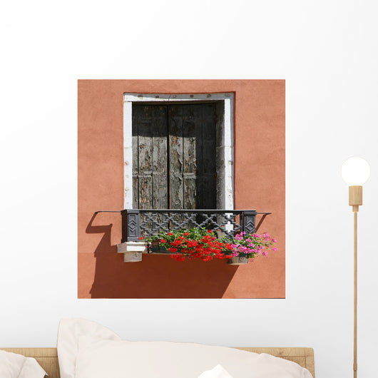 Italian Window Wall Mural