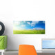 Summer Grass and Flowers Wall Decal