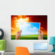 Photo Green Field Hands Wall Decal Design 3