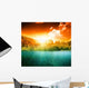 Green Water Lake and Wall Decal