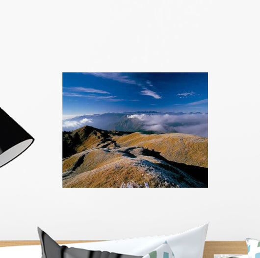 Clouds Flow with Snow Wall Decal