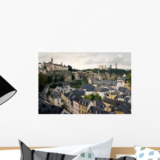 Roofs Old Luxembourg Wall Decal