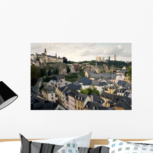 Roofs Old Luxembourg Wall Decal